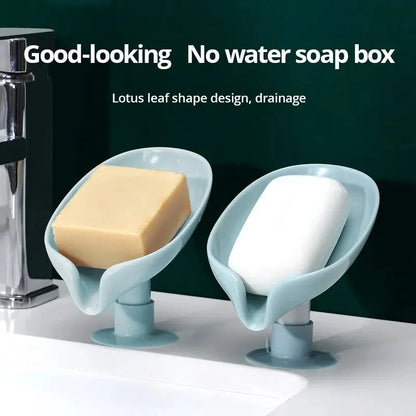 Leaf-Shape Self-Draining Soap Holder