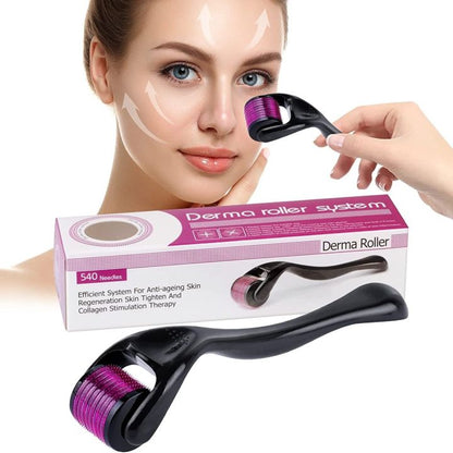 Titanium Needles Derma Roller 0.5mm Length Size - Skincare Product Designed For Beauty And Daily Skincare Routine
