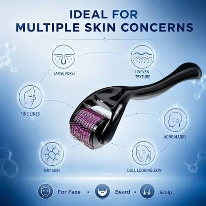 Titanium Needles Derma Roller 0.5mm Length Size - Skincare Product Designed For Beauty And Daily Skincare Routine