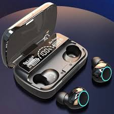 M10 TWS Wireless Bluetooth Earbuds with 9D Noise Reduction & Digital Display Charging Case